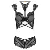 Livco Corsetti Fashion - Palmenom Lc 90614 Soutien-Gorge + Culotte Noir L/Xl